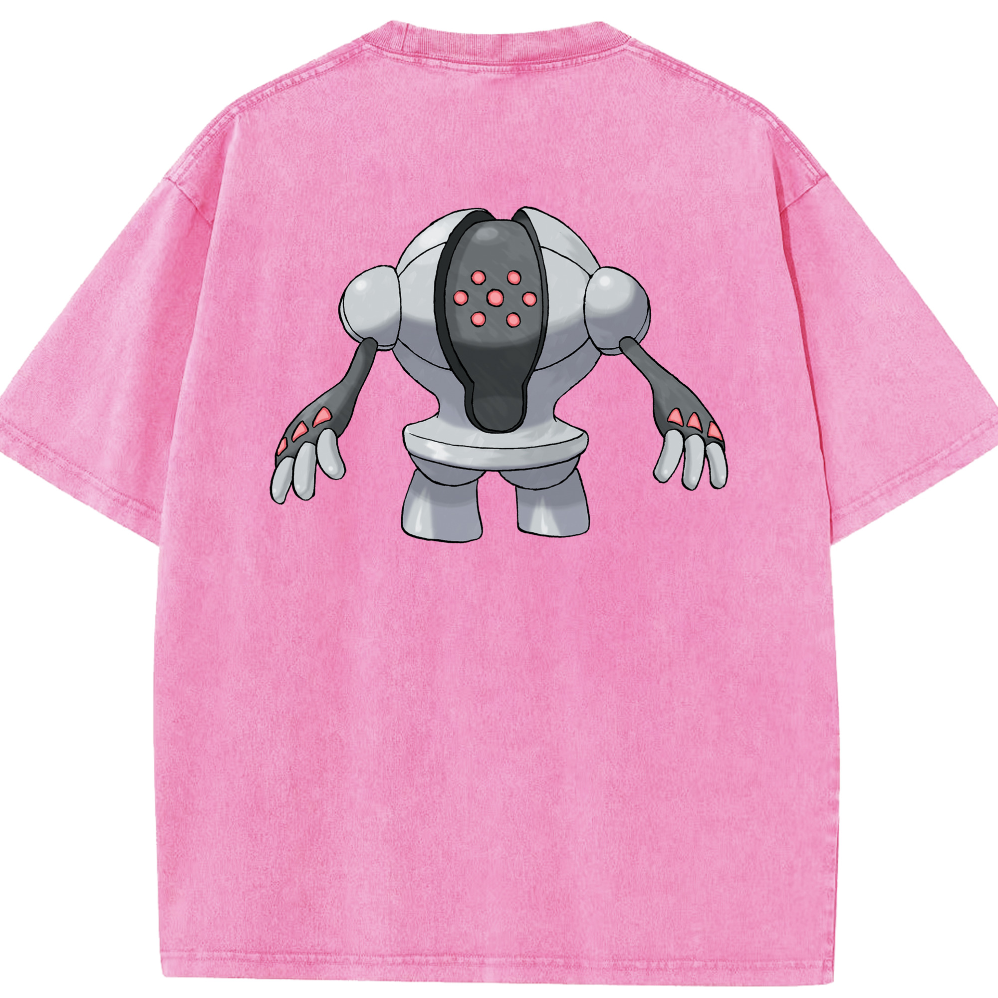 （画像用） ポケットモンスター Pokémon 綿100% ヴィンテージ風 半袖Tシャツ（背面プリント）